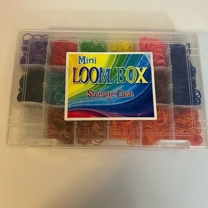 Mini Loom Box Storage Case - Multicolor Bands for bracelet making